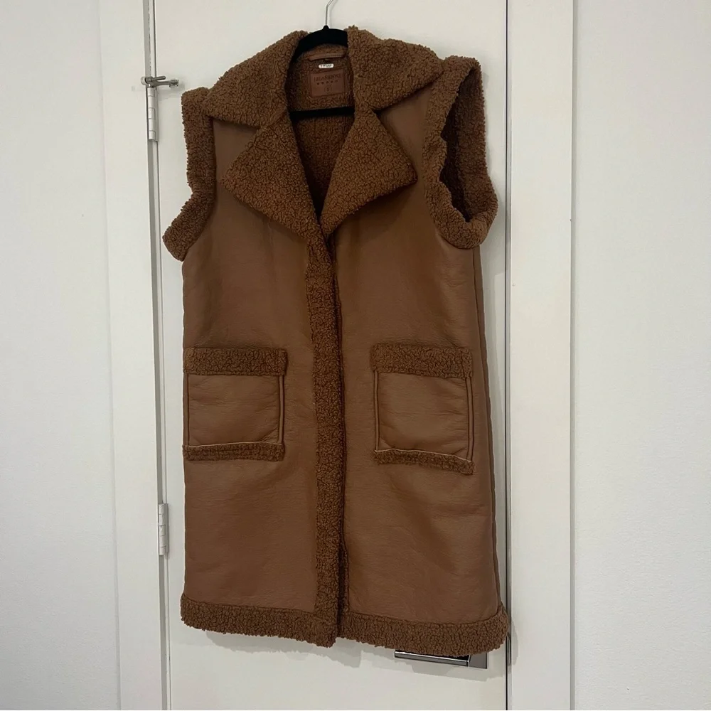 BLANK NYC TOUCH AND GO VEST LONG COAT - Picture 6 of 14